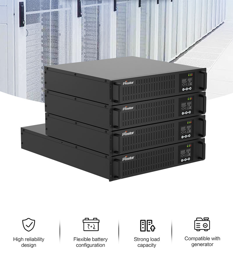 Prostar Rack Mount Online UPS 1KVA - 3KVA